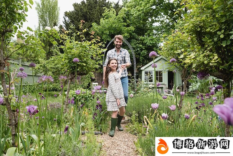 父親有力挺送女兒的花園:愛的澆灌與成長的奇跡