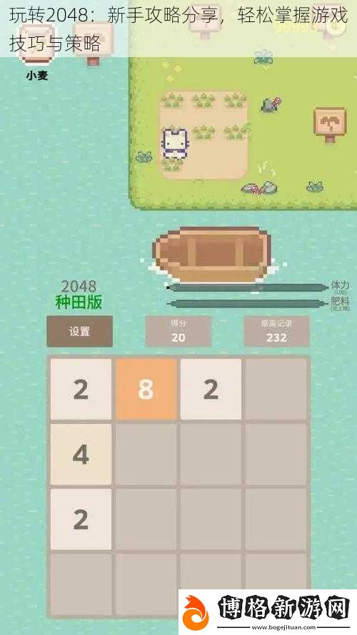 玩轉(zhuǎn)2048:新手攻略分享-輕松掌握游戲技巧與策略